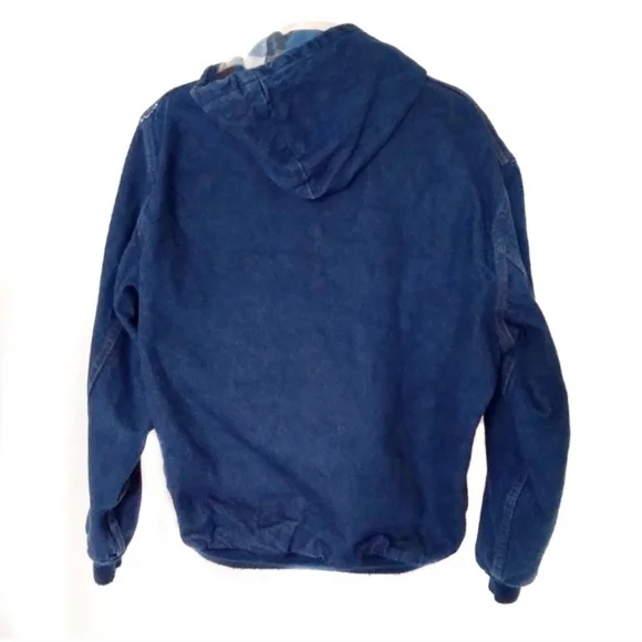 Mens Carhartt Denim Work Jacket - Picture 7 of 8